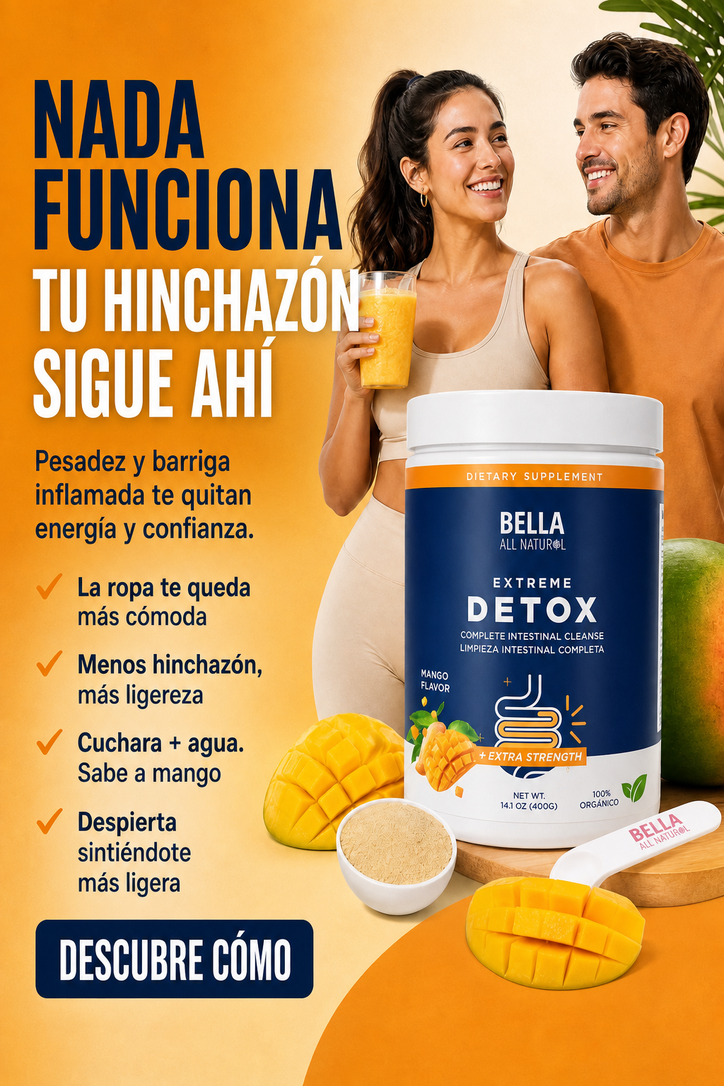 Extreme Detox  – Anti-Inflamación sabor Mango