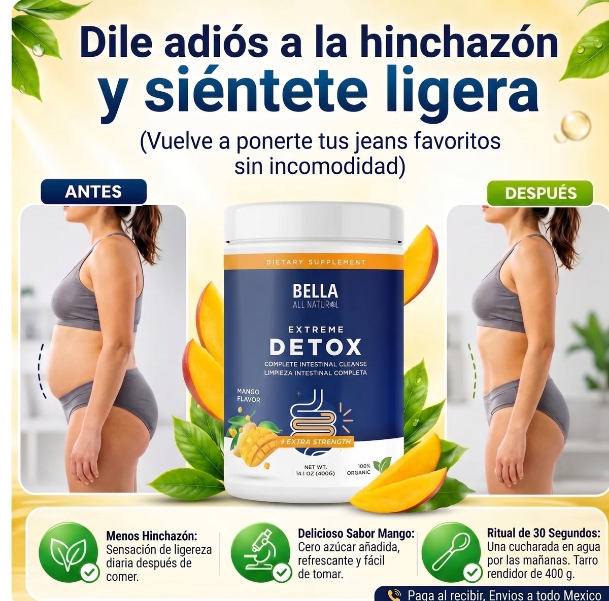 Extreme Detox  – Anti-Inflamación sabor Mango