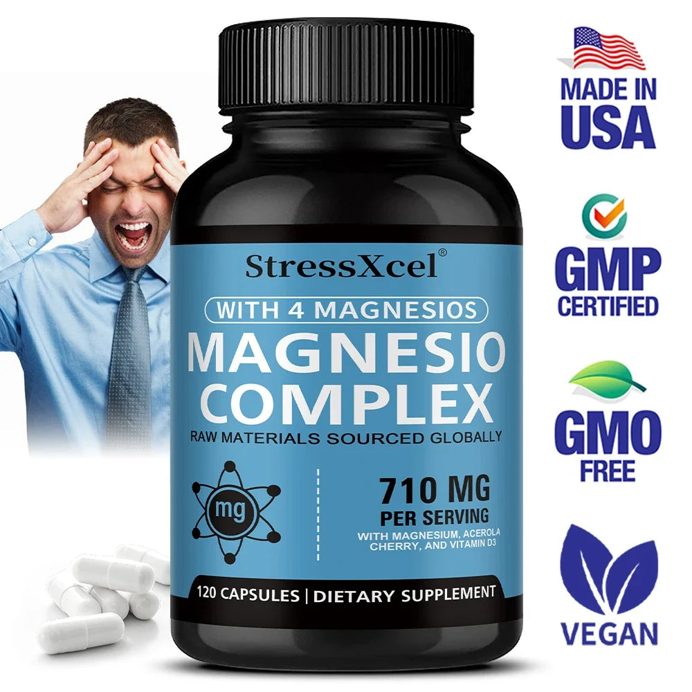 Suplemento Magnesio Complex 180 Capsulas