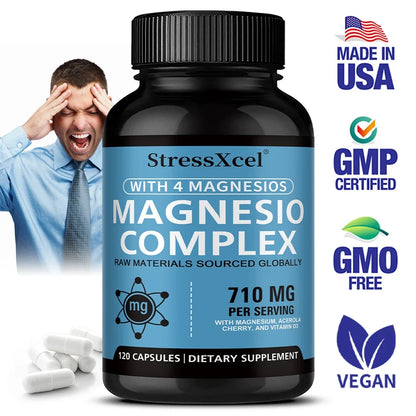 Suplemento Magnesio Complex 180 Capsulas